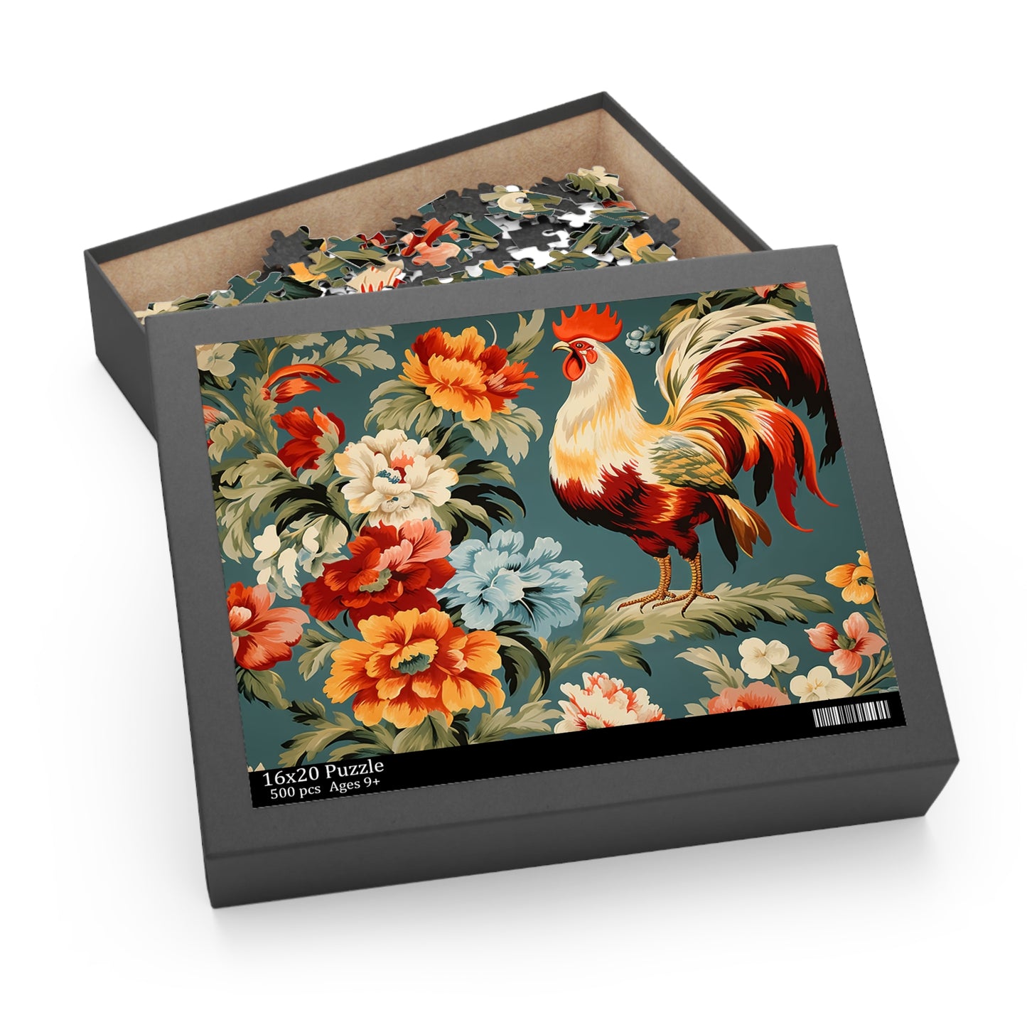 Personalised/Non-Personalised Puzzle, Chickens/Rooster (120, 252, 500-Piece)