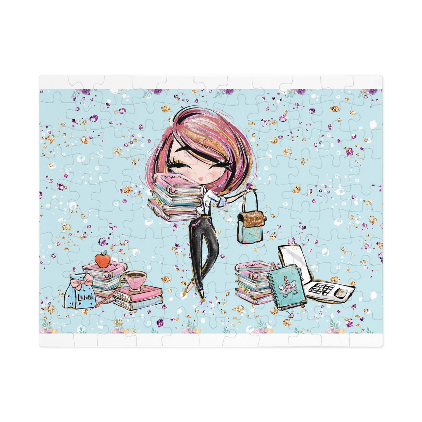 Jigsaw Puzzle, Teacher, Personalised/Non-Personalised (30, 110, 252, 500,1000-Piece)