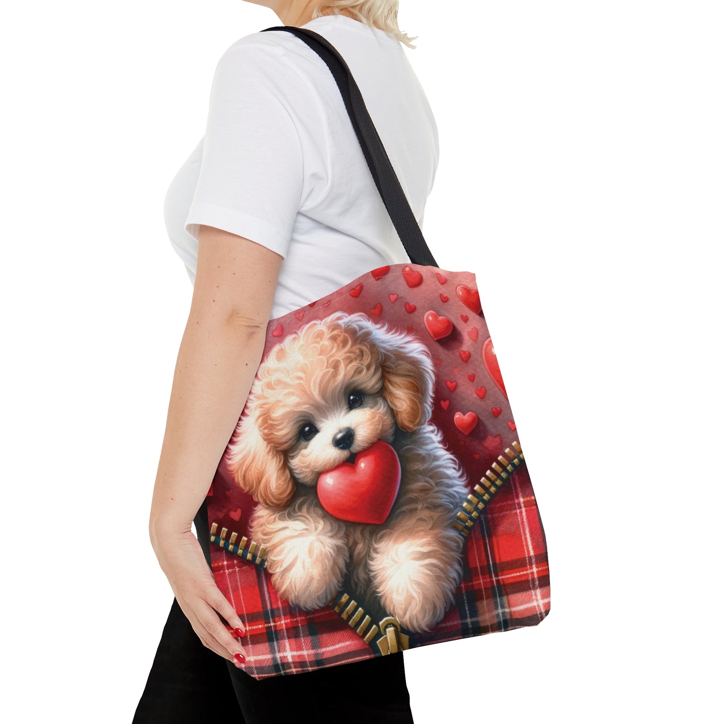 Tote Bag, Cute Dog, Personalised/Non-Personalised Tote bag