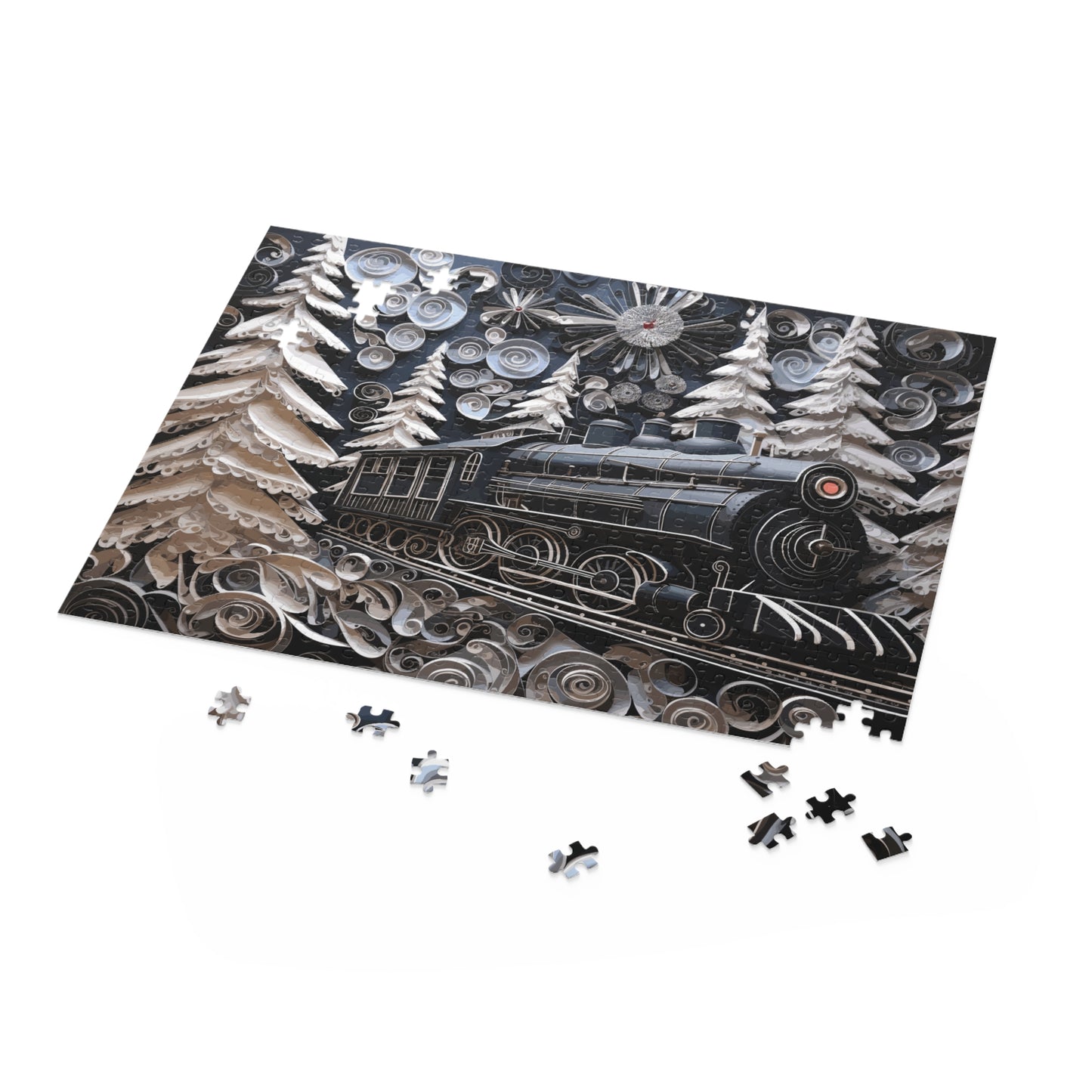 Personalised/Non-Personalised Puzzle, Train (120, 252, 500-Piece)