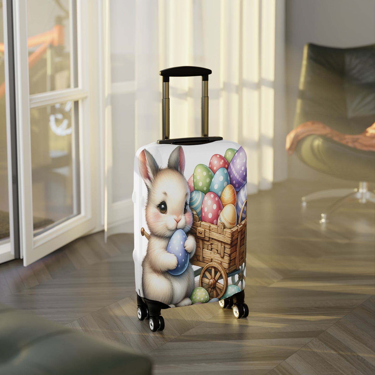 Luggage Cover, Easter, Rabbit, awd-1154