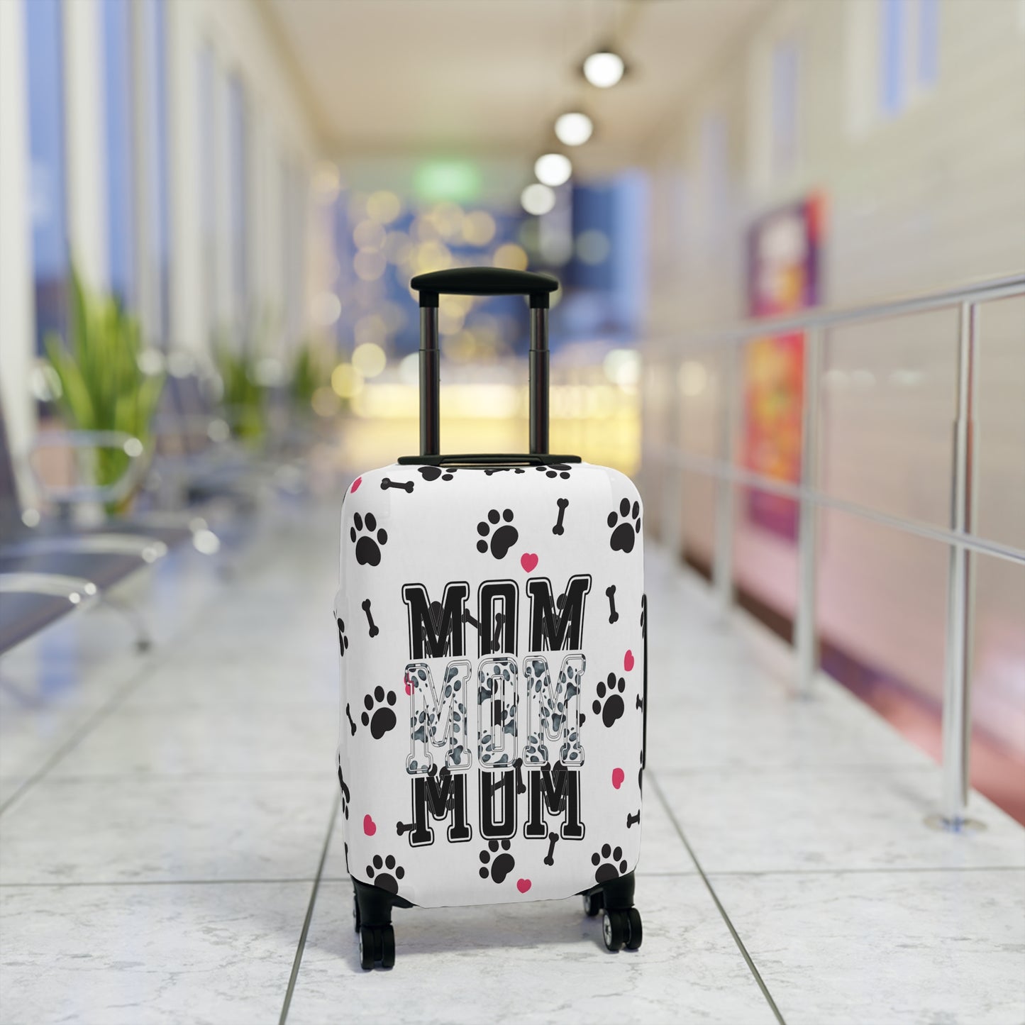 Luggage Cover, Dog Mom, awd-1361