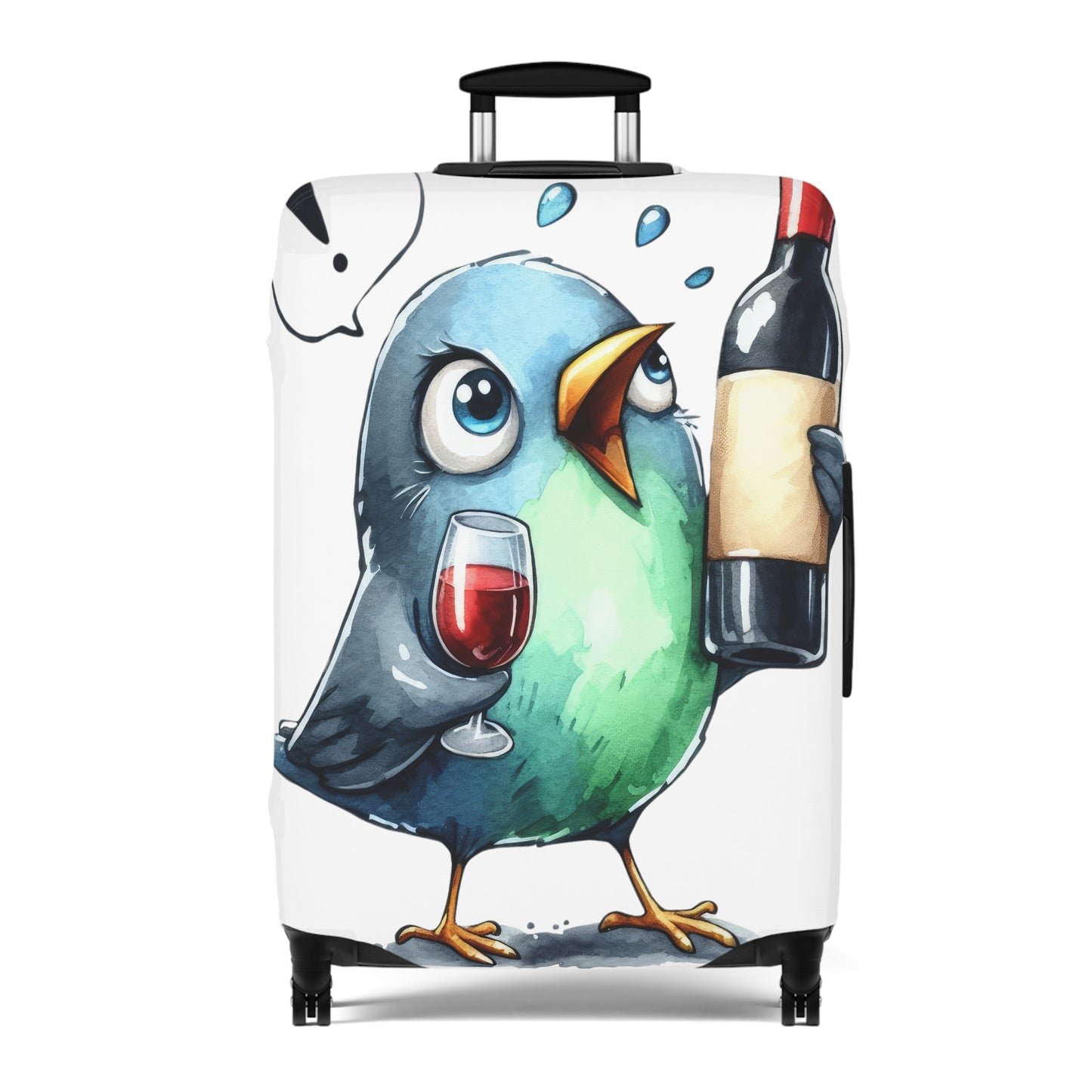 Luggage Cover, Cute Bird, awd-1639