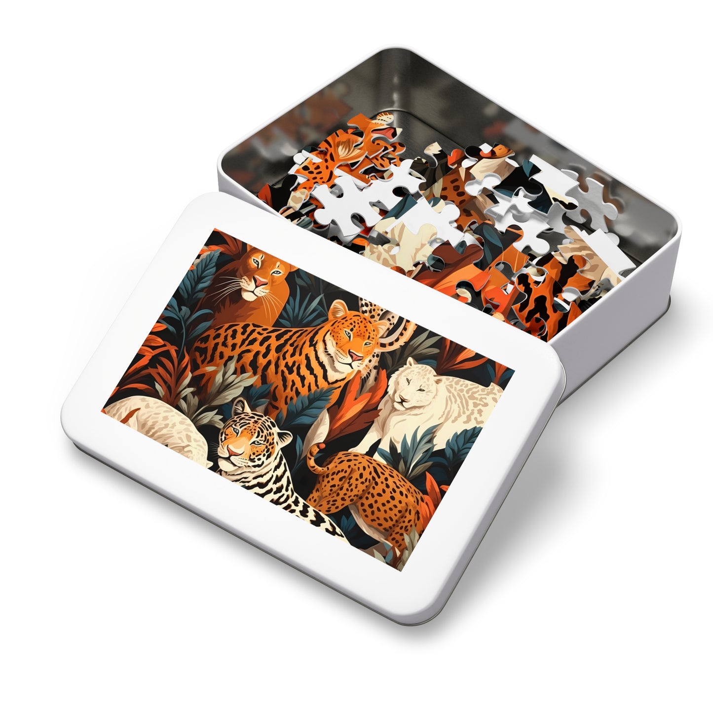 Jigsaw Puzzle, Leopard, Personalised/Non-Personalised (30, 110, 252, 500,1000-Piece)