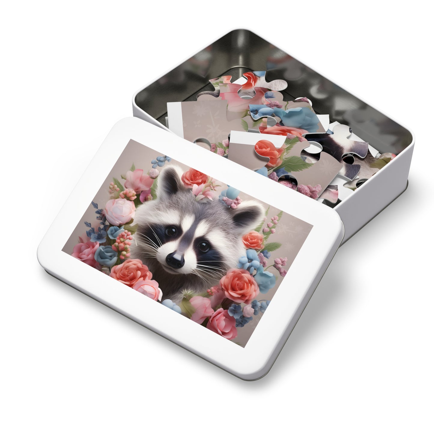 Jigsaw Puzzle, Racoon, Personalised/Non-Personalised (30, 110, 252, 500,1000-Piece)