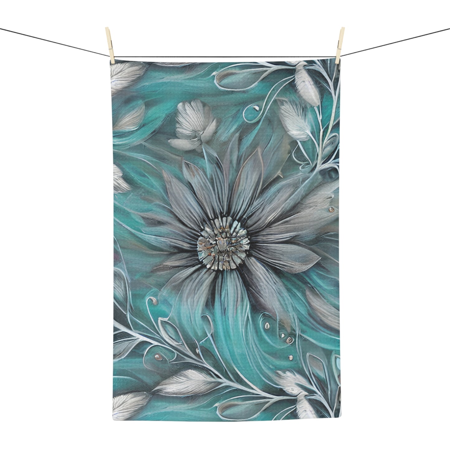 Microfiber Tea Towel Floral