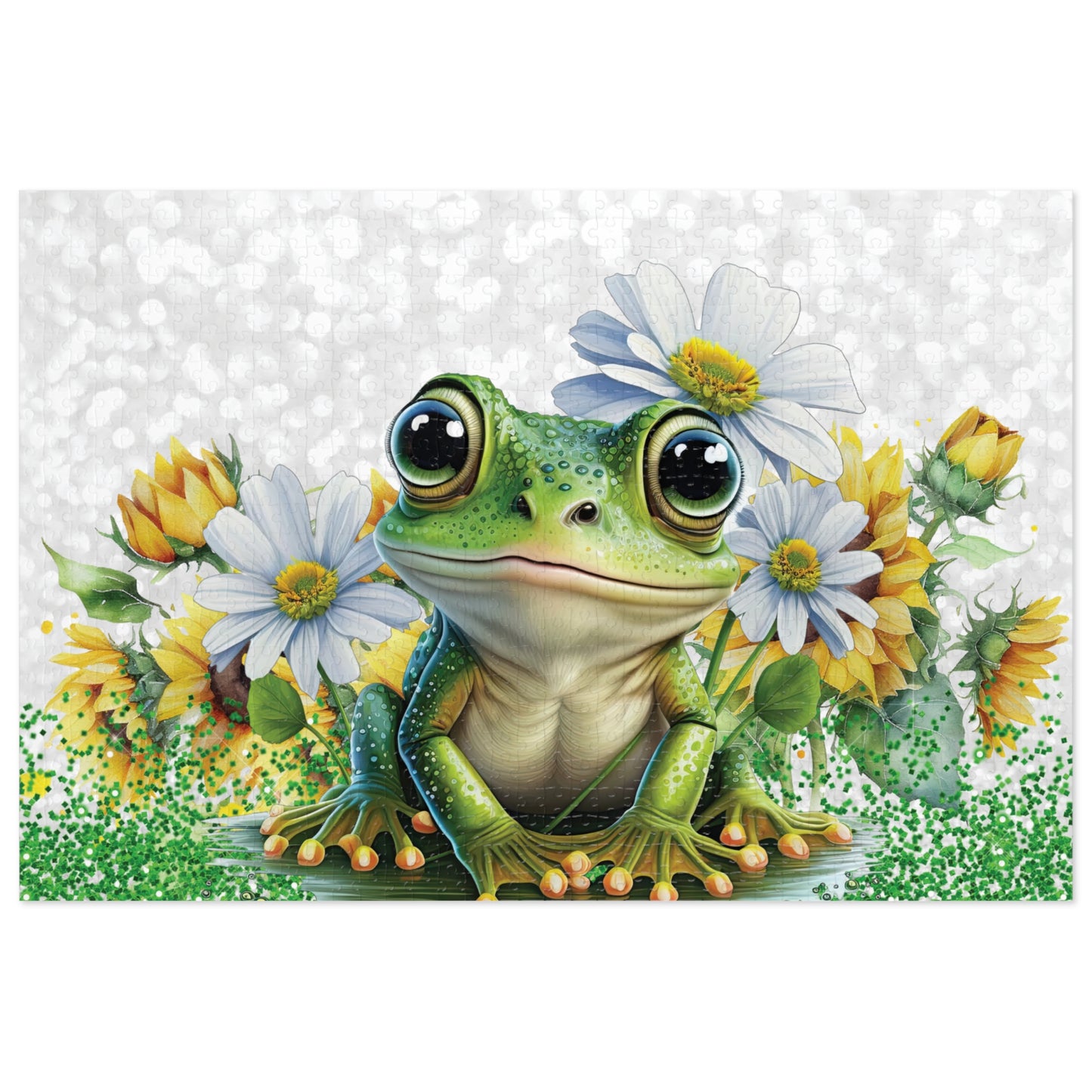 Jigsaw Puzzle, Frog, Personalised/Non-Personalised (30, 110, 252, 500,1000-Piece)