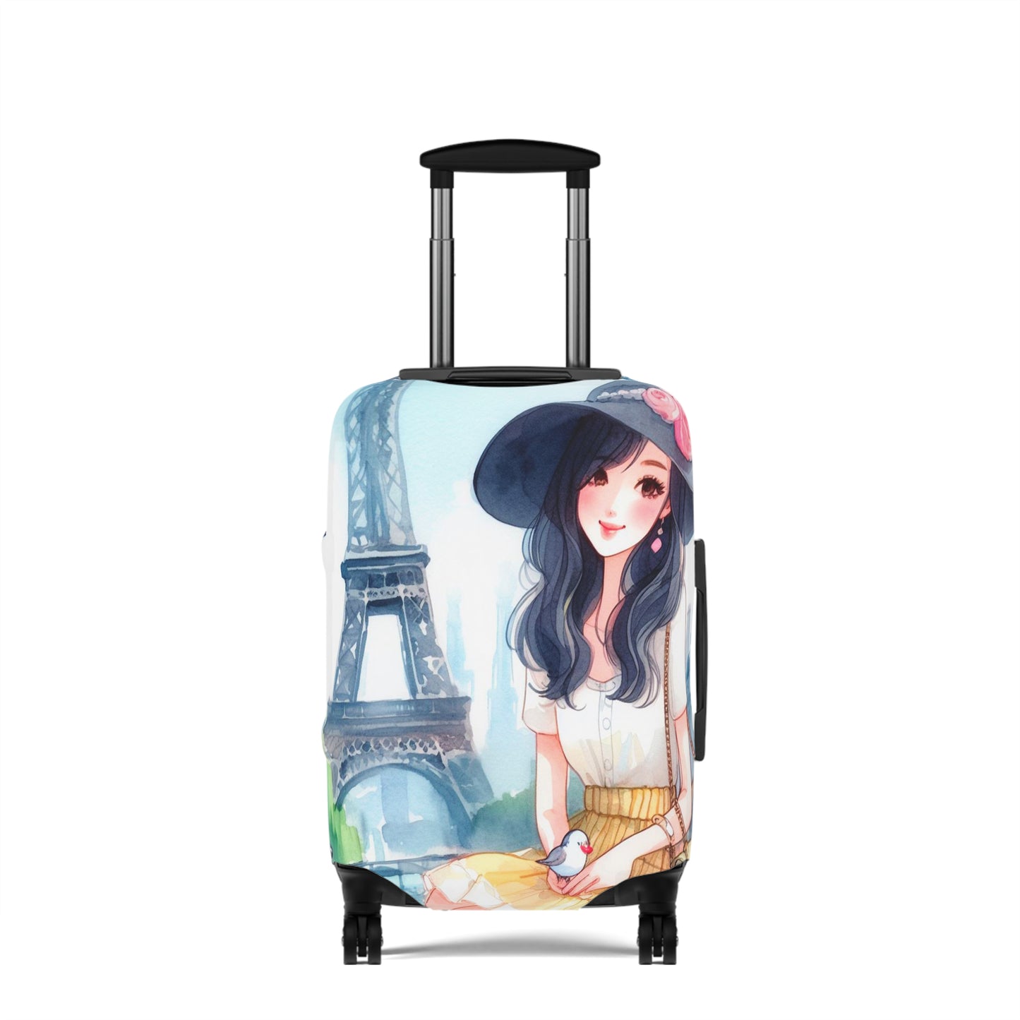 Luggage Cover, Just a Girl Who loves Travelling, awd-2104