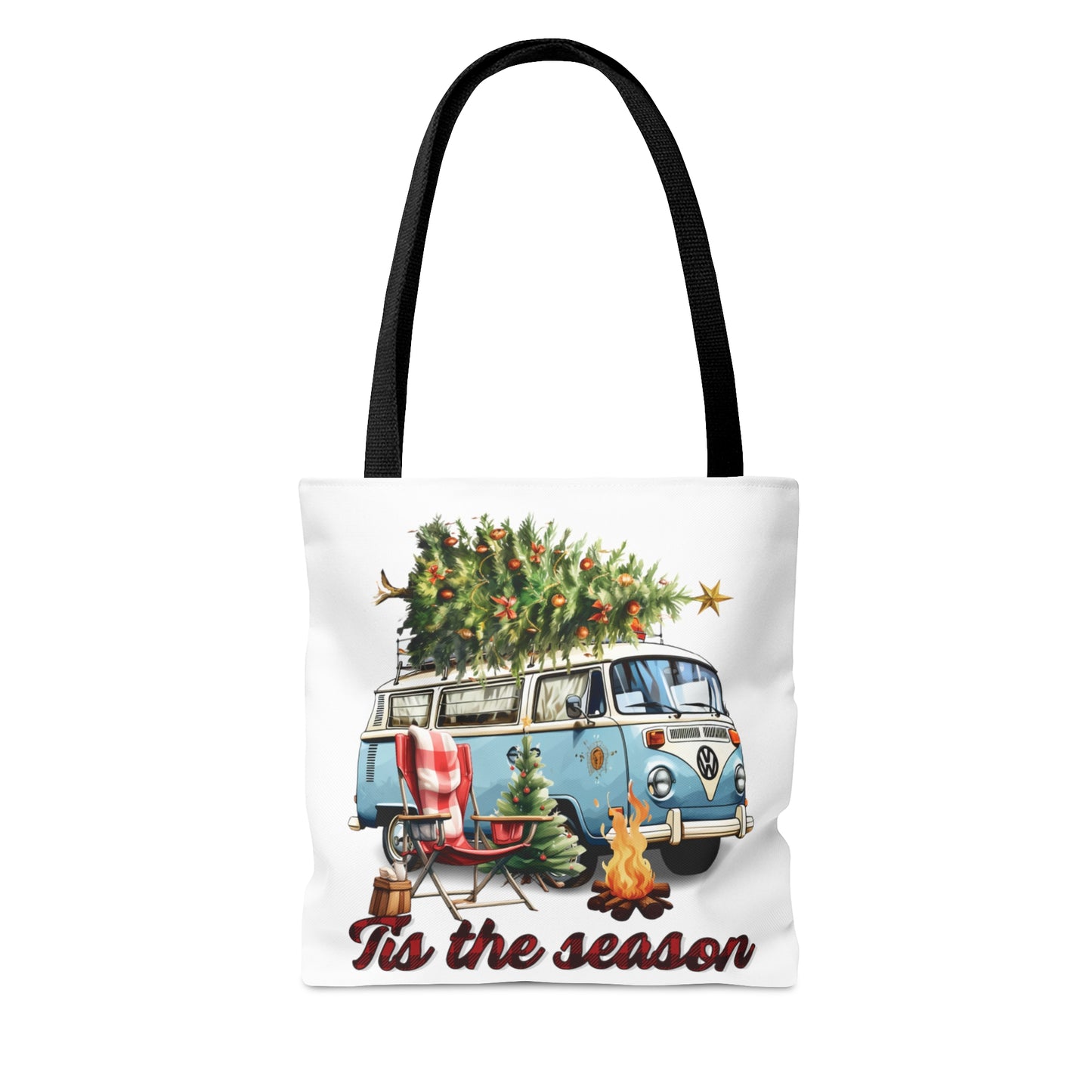 Tote Bag, Christmas, Camper