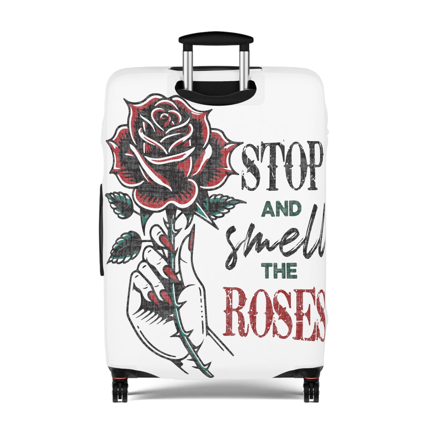 Luggage Cover, Stop and Smell the Roses, awd-1656