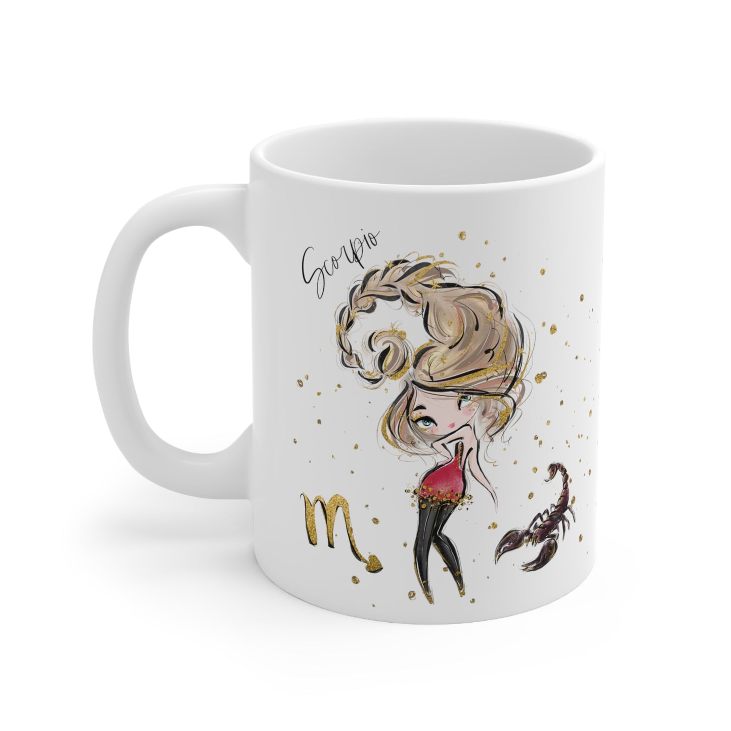 Zodiac Sign, Scorpio, Ceramic Mug 11oz