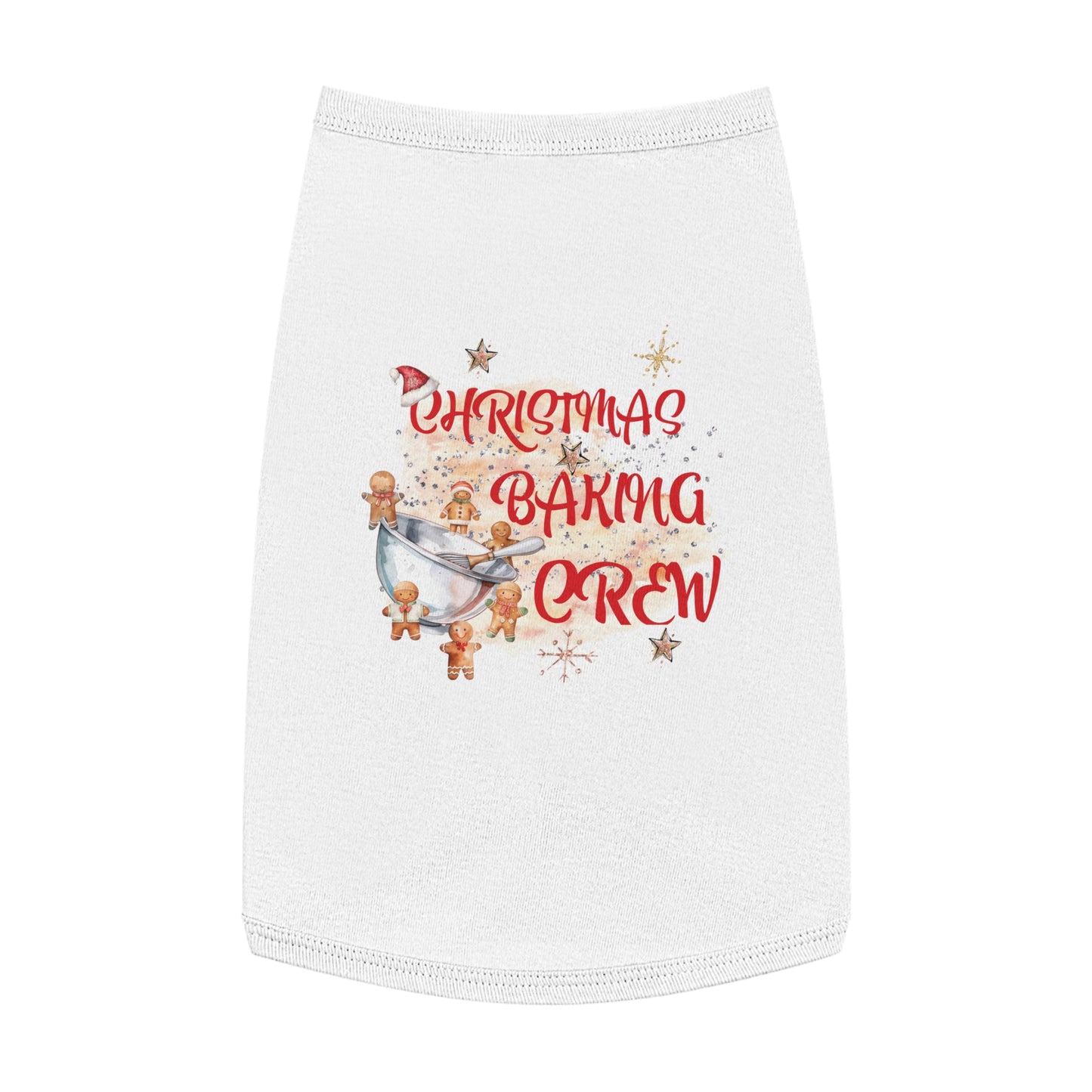 Pet Tank Top, Christmas Baking Crew, Christmas Pet Tank Top