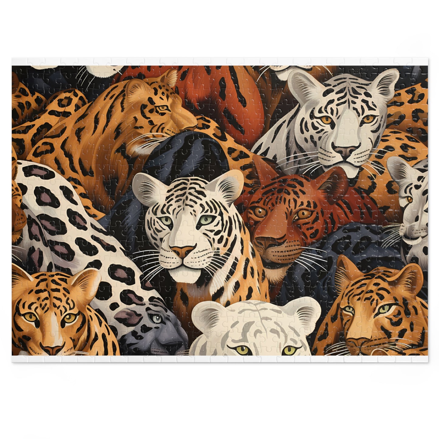 Jigsaw Puzzle, Leopard, Personalised/Non-Personalised (30, 110, 252, 500,1000-Piece)