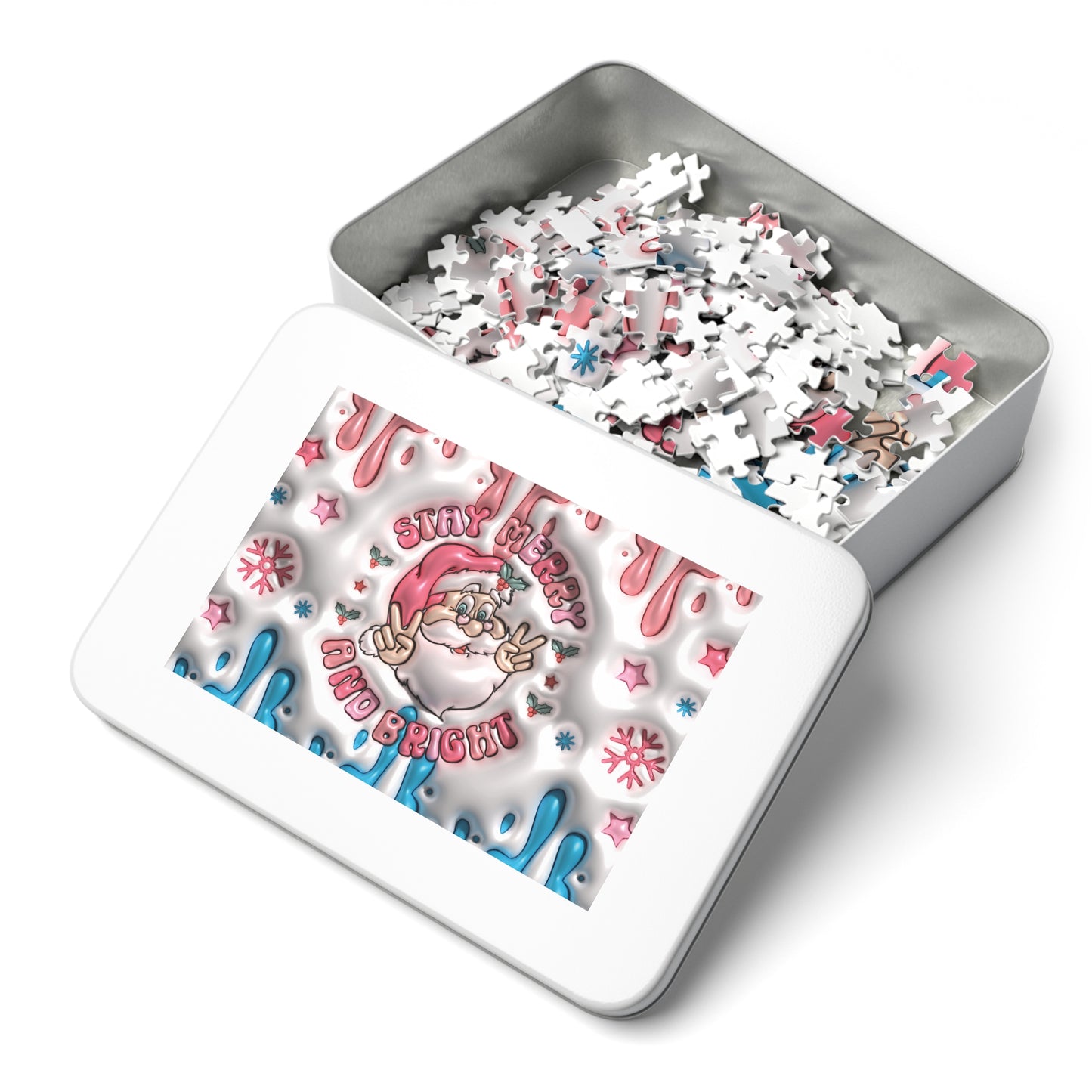 Jigsaw Puzzle, Christmas, Santa, Personalised/Non-Personalised (30, 110, 252, 500,1000-Piece)