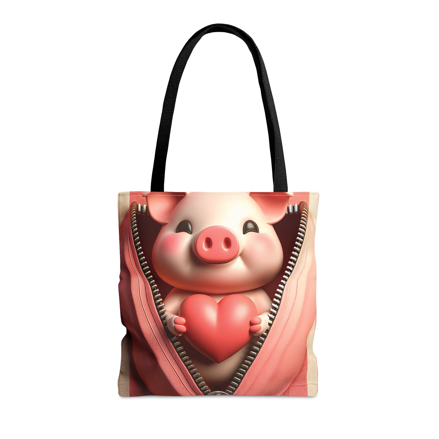 Tote Bag, Pig, Personalised/Non-Personalised Tote bag