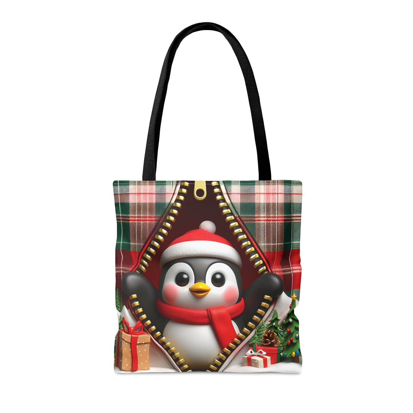 Tote Bag, Christmas, Penguin