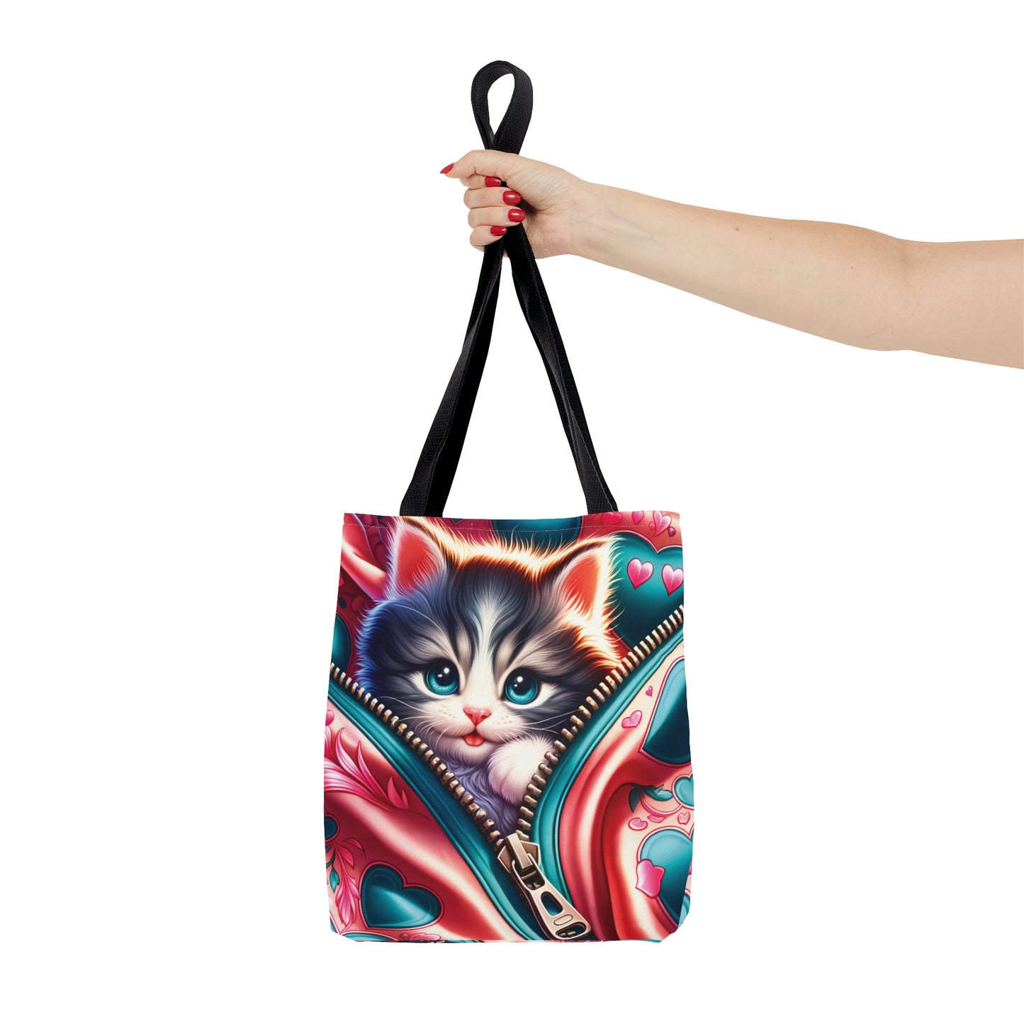 Tote Bag, Cat, Personalised/Non-Personalised Tote bag