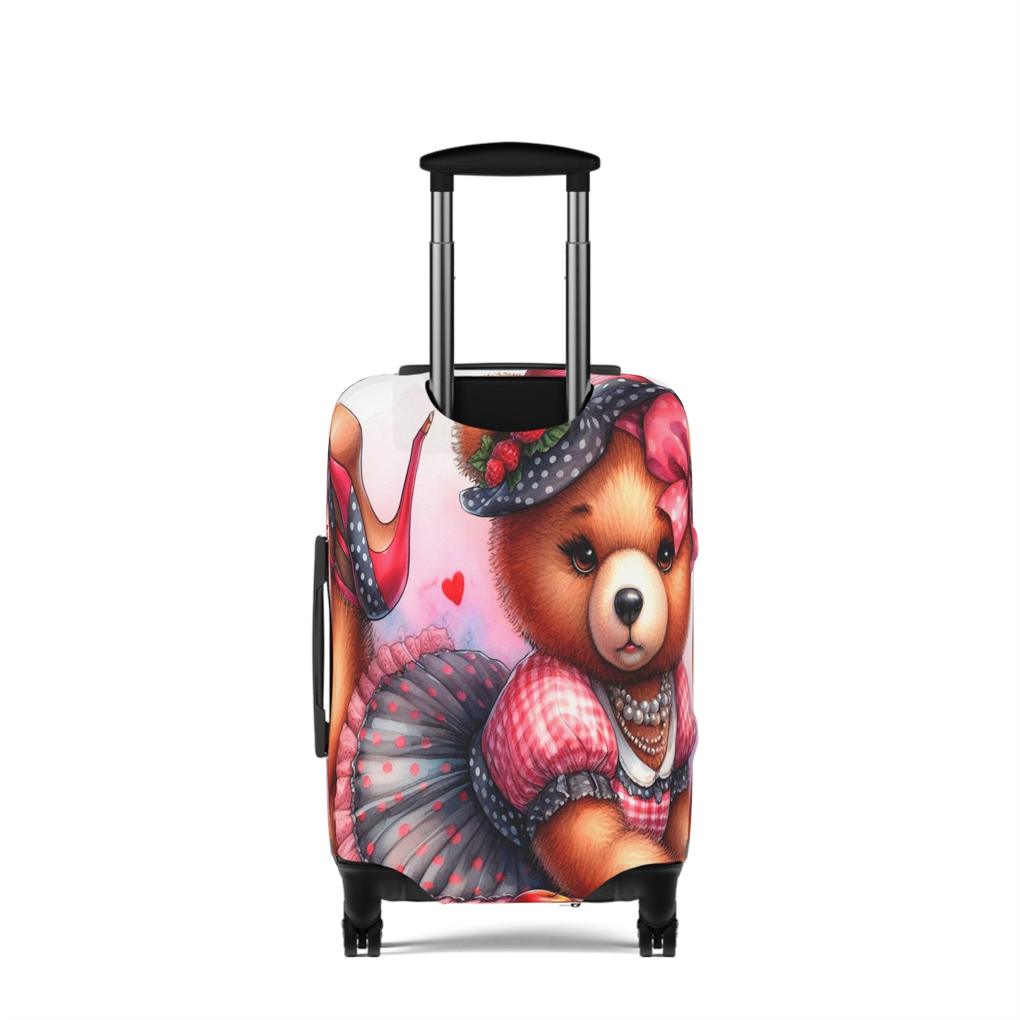 Luggage Cover, Rockabilly, Teddy Bear, awd-3033