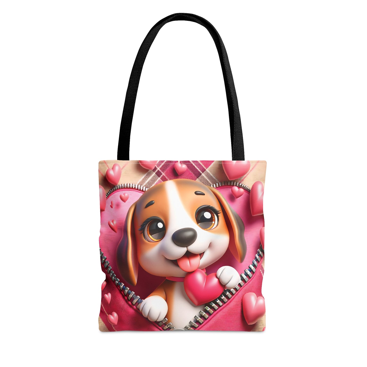 Tote Bag, Cute Dog, Personalised/Non-Personalised Tote bag