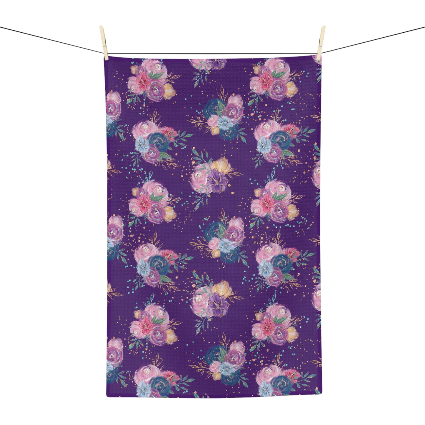 Microfiber Tea Towel Floral