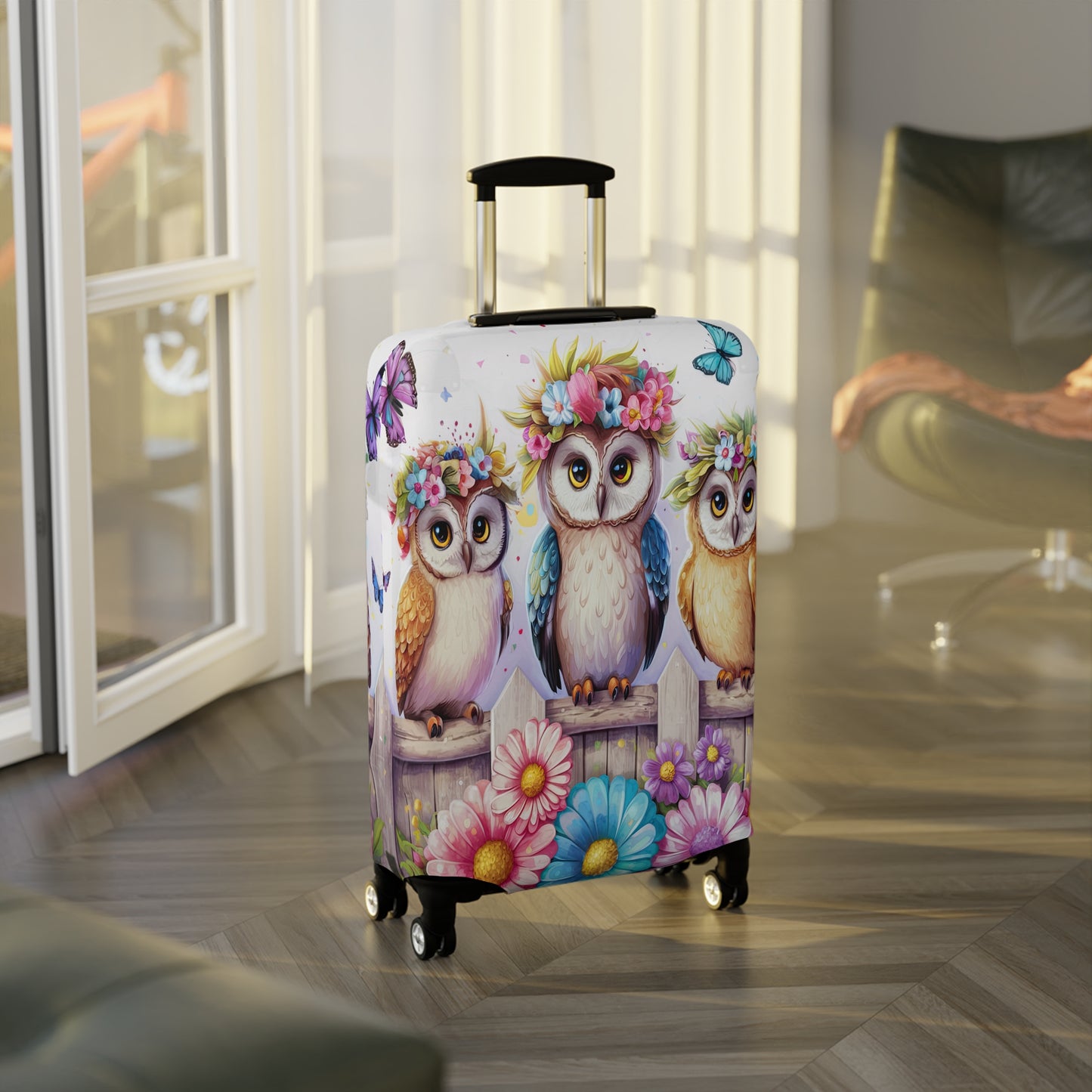 Luggage Cover, Owls, awd-1765