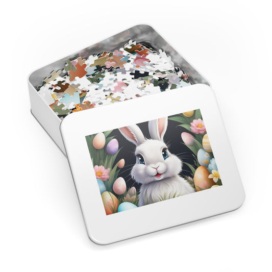 Puzzle, Easter, Rabbit, Personalised/Non-Personalised (30, 110, 252, 500,1000-Piece) awd-649