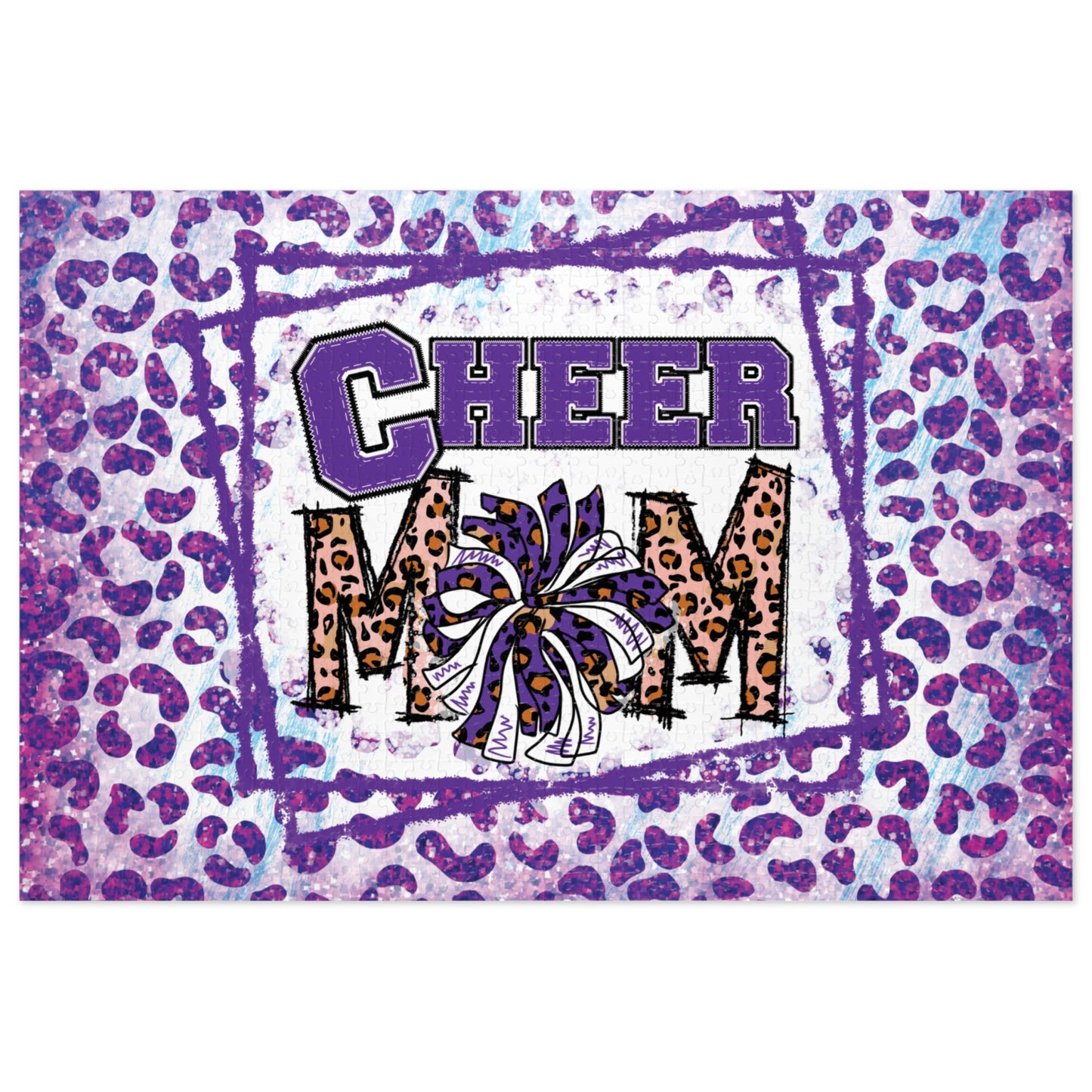 Jigsaw Puzzle, Cheer Mom, Personalised/Non-Personalised (30, 110, 252, 500,1000-Piece)