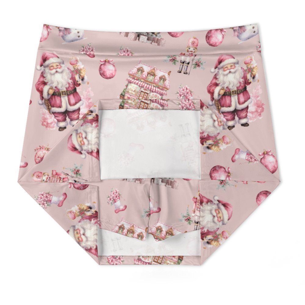 Pink Christmas A-Line Skirt with Pocket Light proof trouser skirt