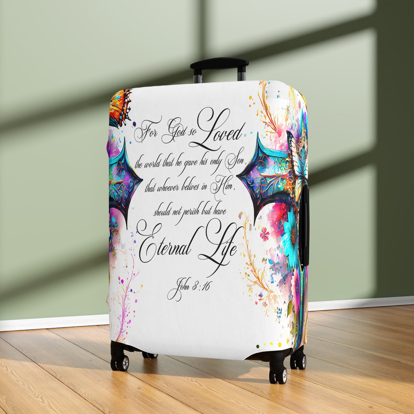 Luggage Cover, Bible Verse, awd-1490