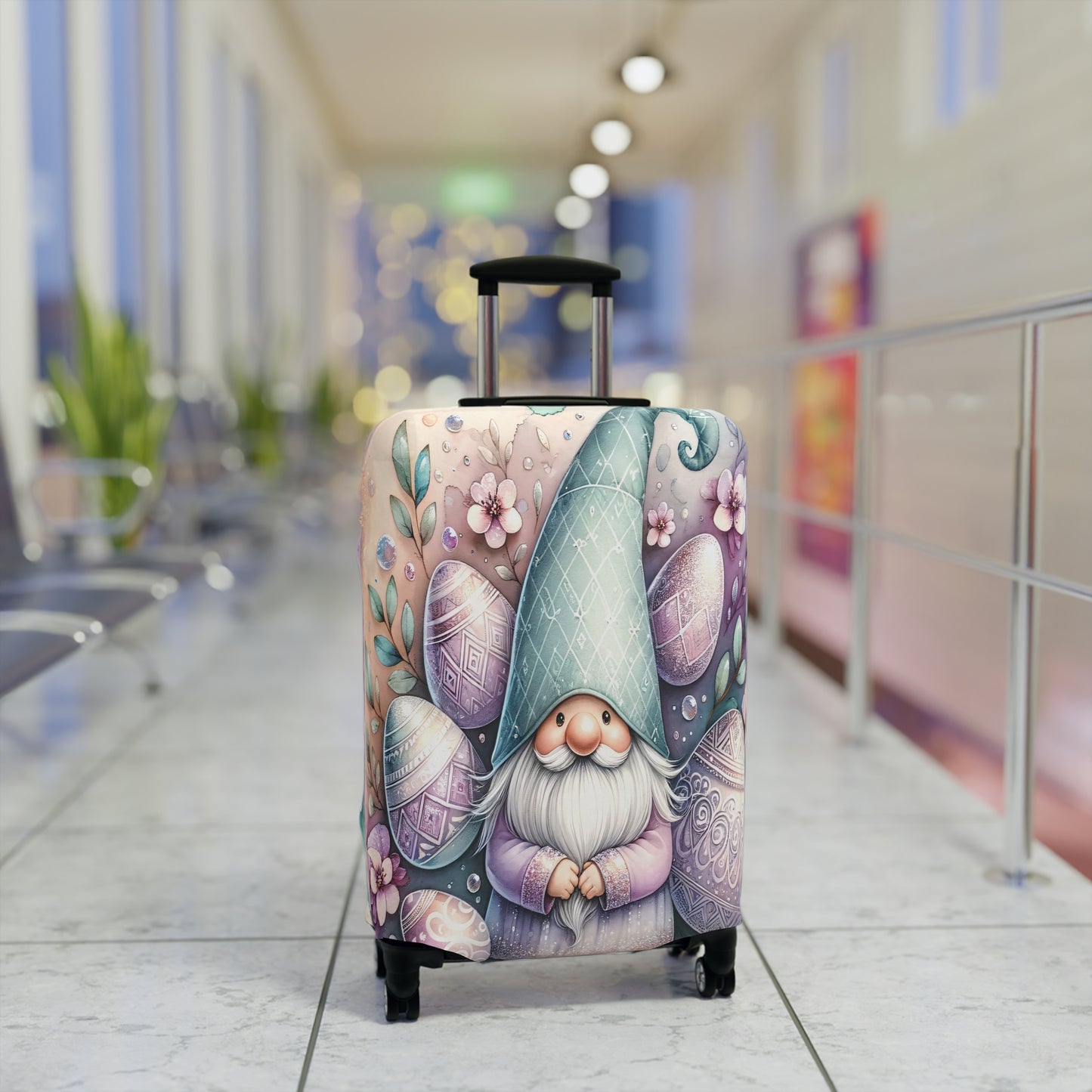 Luggage Cover, Easter, Gnome, awd-715