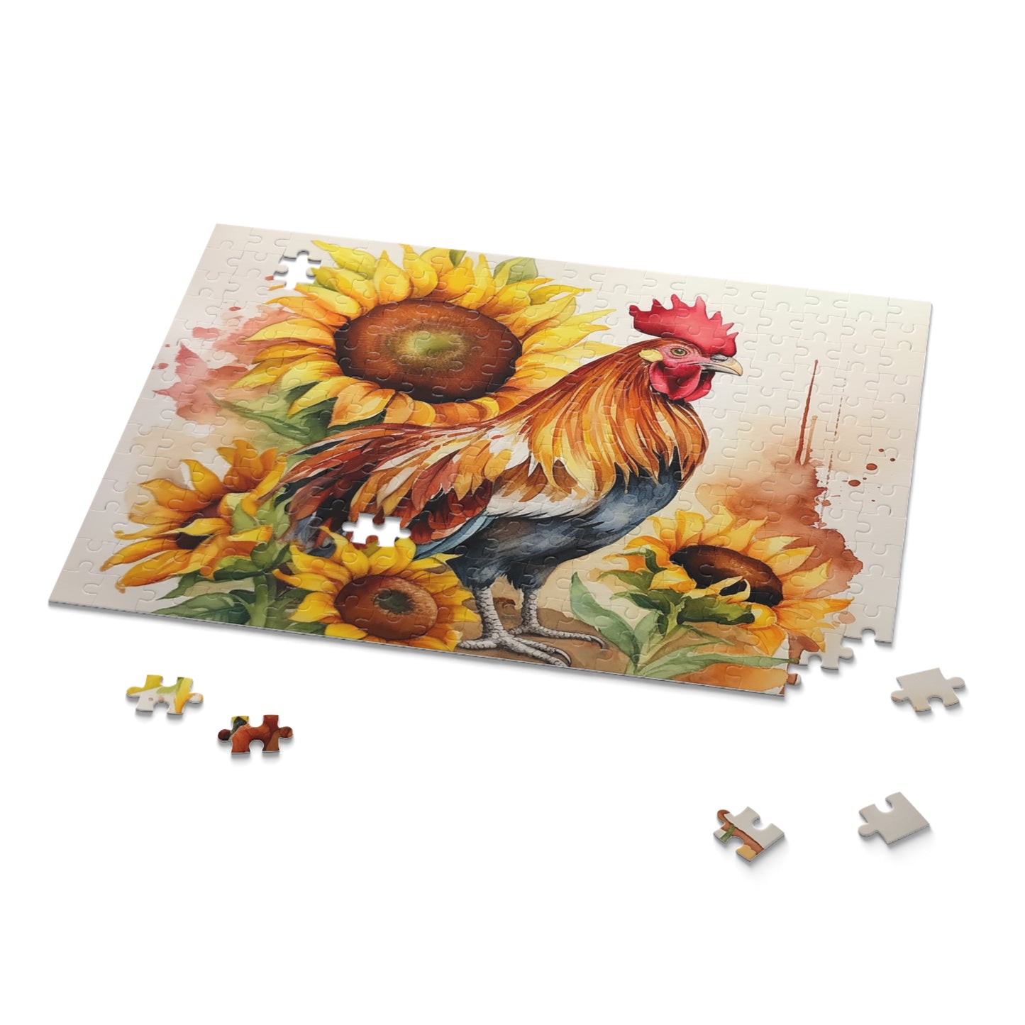 Personalised/Non-Personalised Puzzle, Chicken/Rooster (120, 252, 500-Piece)