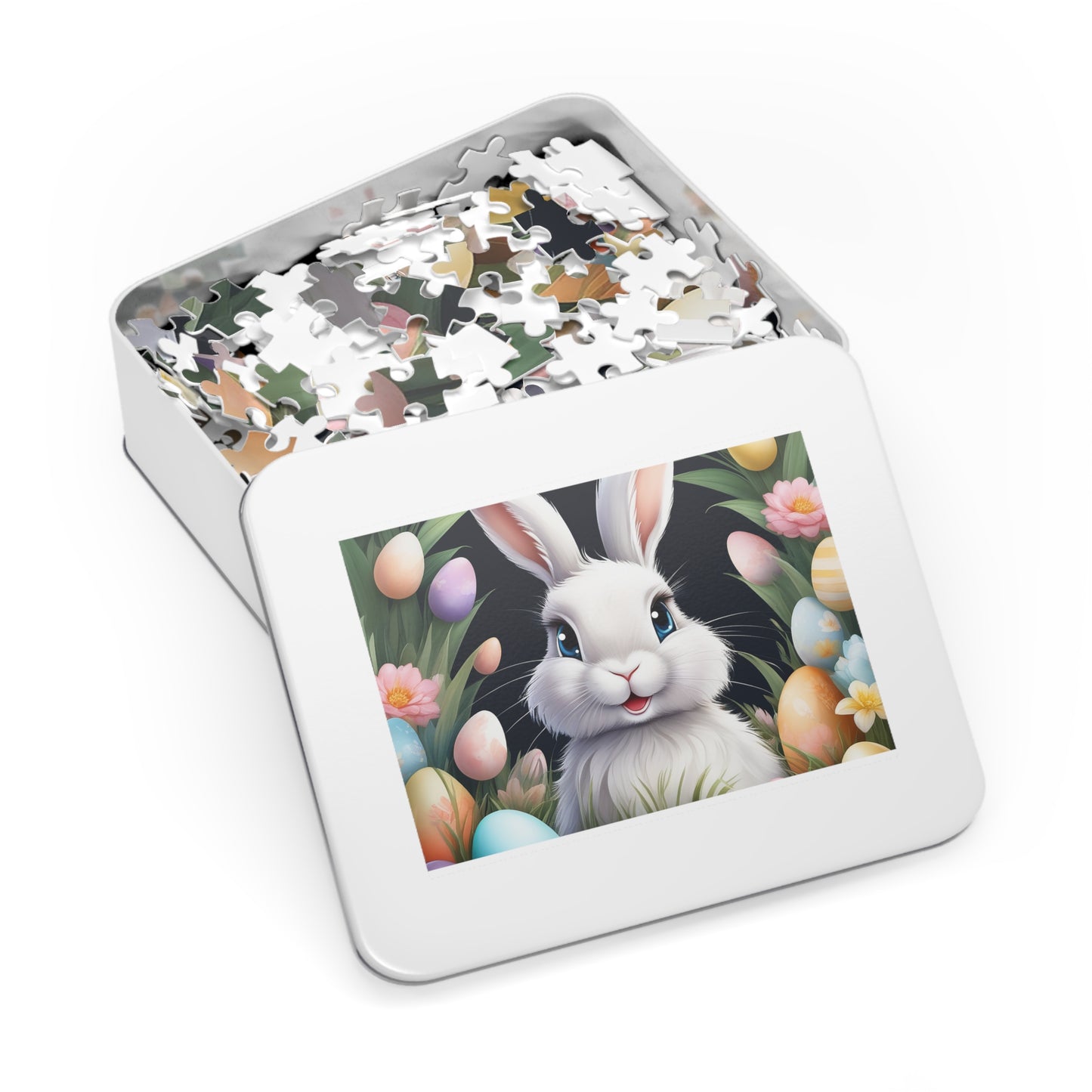 Puzzle, Easter, Rabbit, Personalised/Non-Personalised (30, 110, 252, 500,1000-Piece) awd-649