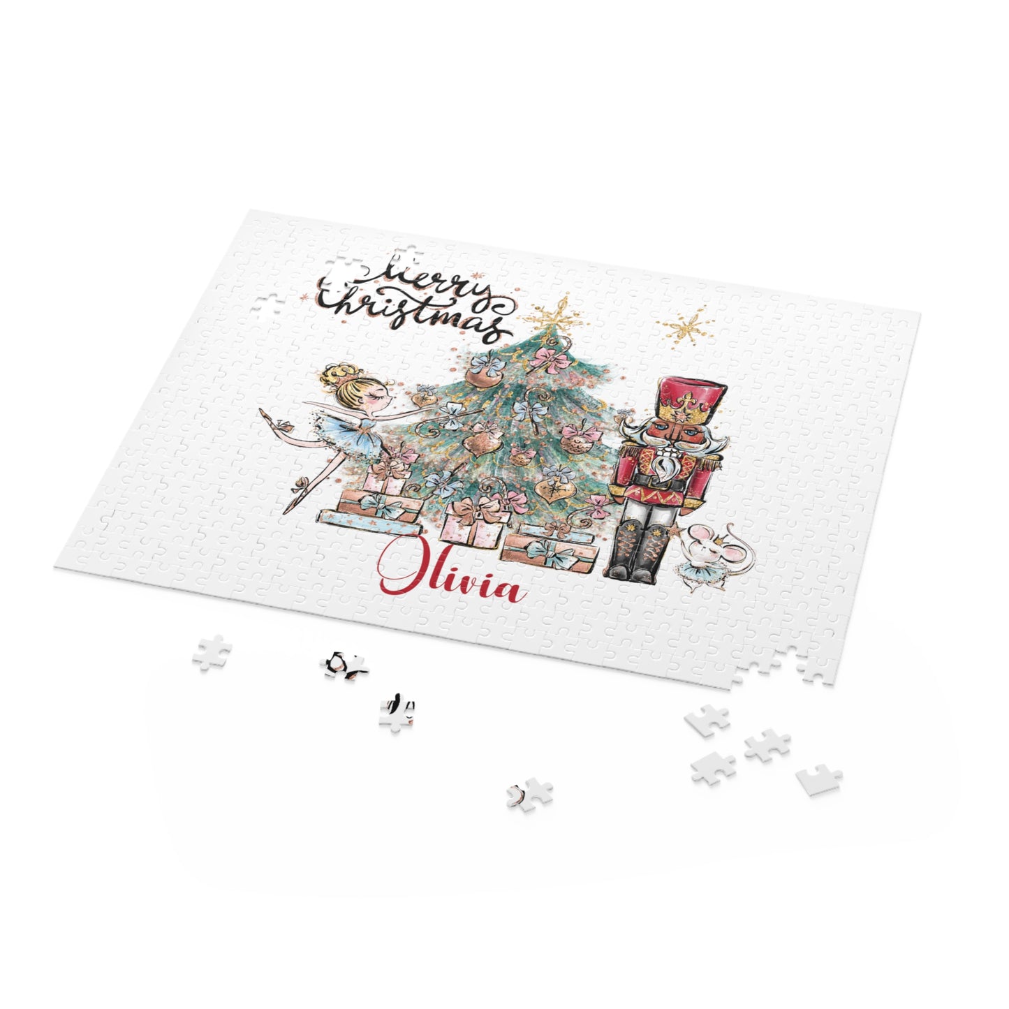 Puzzle, Christmas, Nutcracker, Sugar Plum Fairy, Personalised/Non-Personalised, (120, 252, 500-Piece)