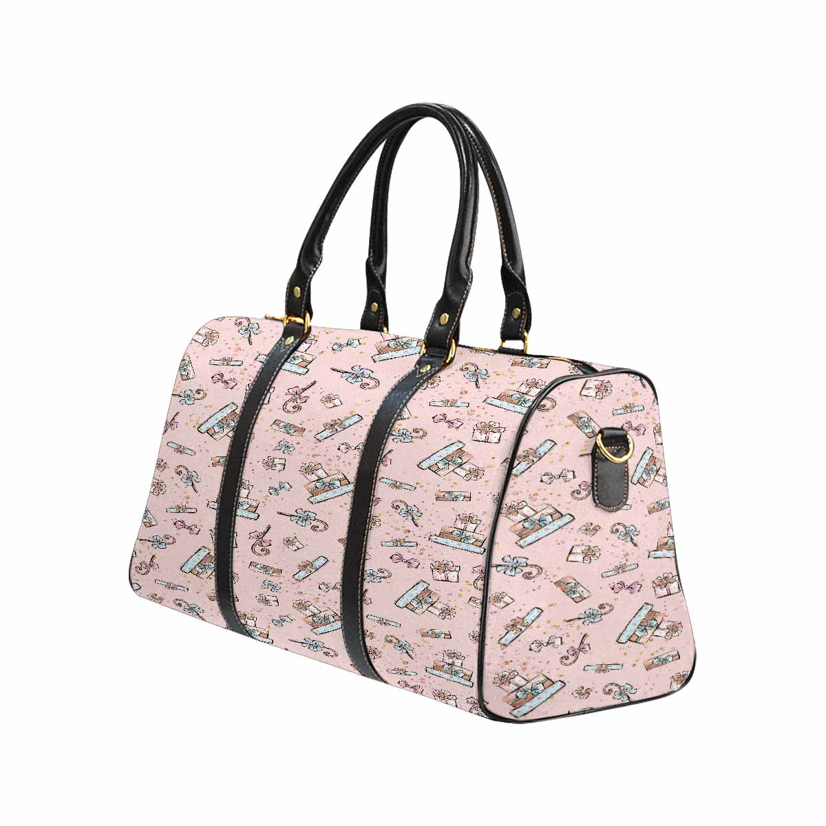 Pink Christmas  Travel Bag