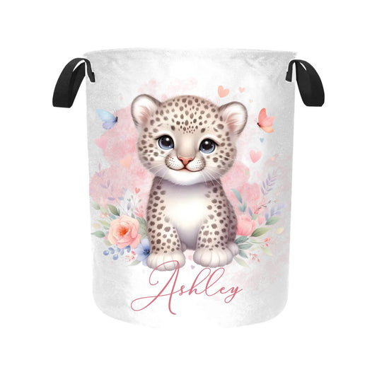 Laundry Basket Personalised Cheetah