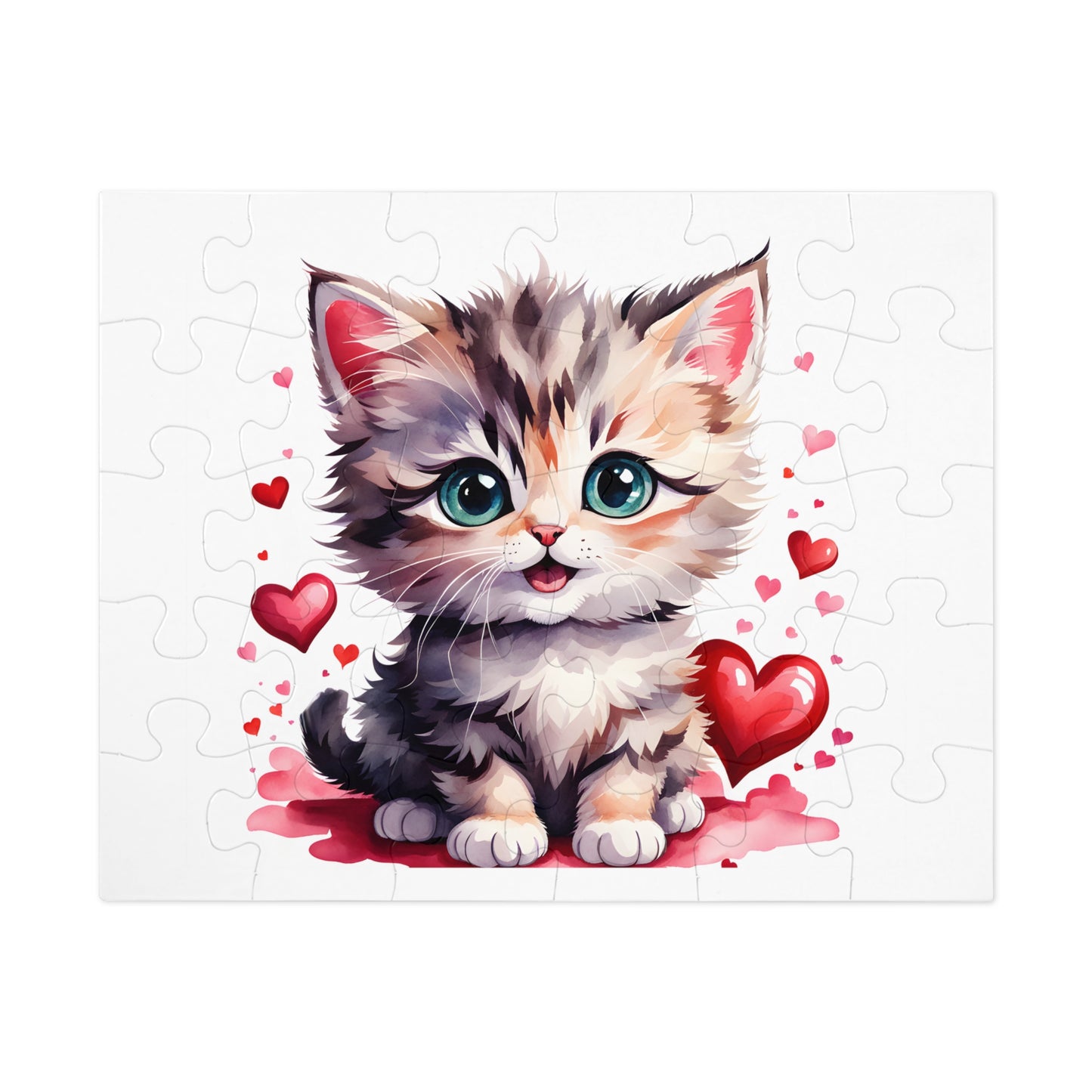 Jigsaw Puzzle, Cat, Personalised/Non-Personalised (30, 110, 252, 500,1000-Piece)