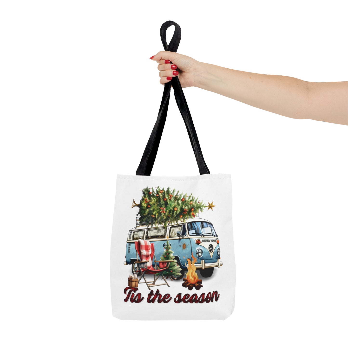 Tote Bag, Christmas, Camper