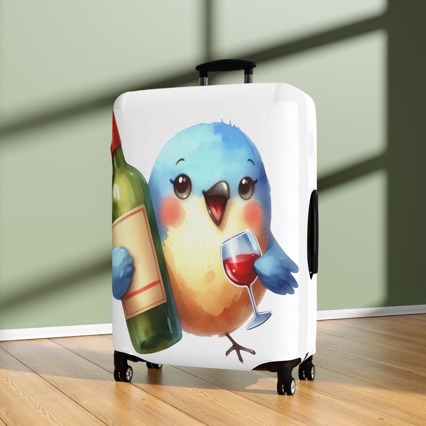 Luggage Cover, Cute Bird, awd-1644