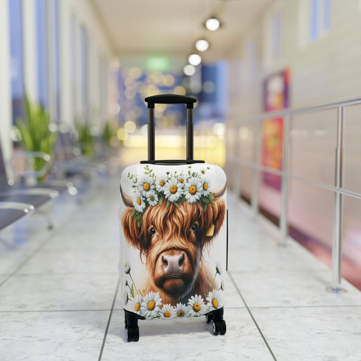 Luggage Cover, Highland Cow, awd-001