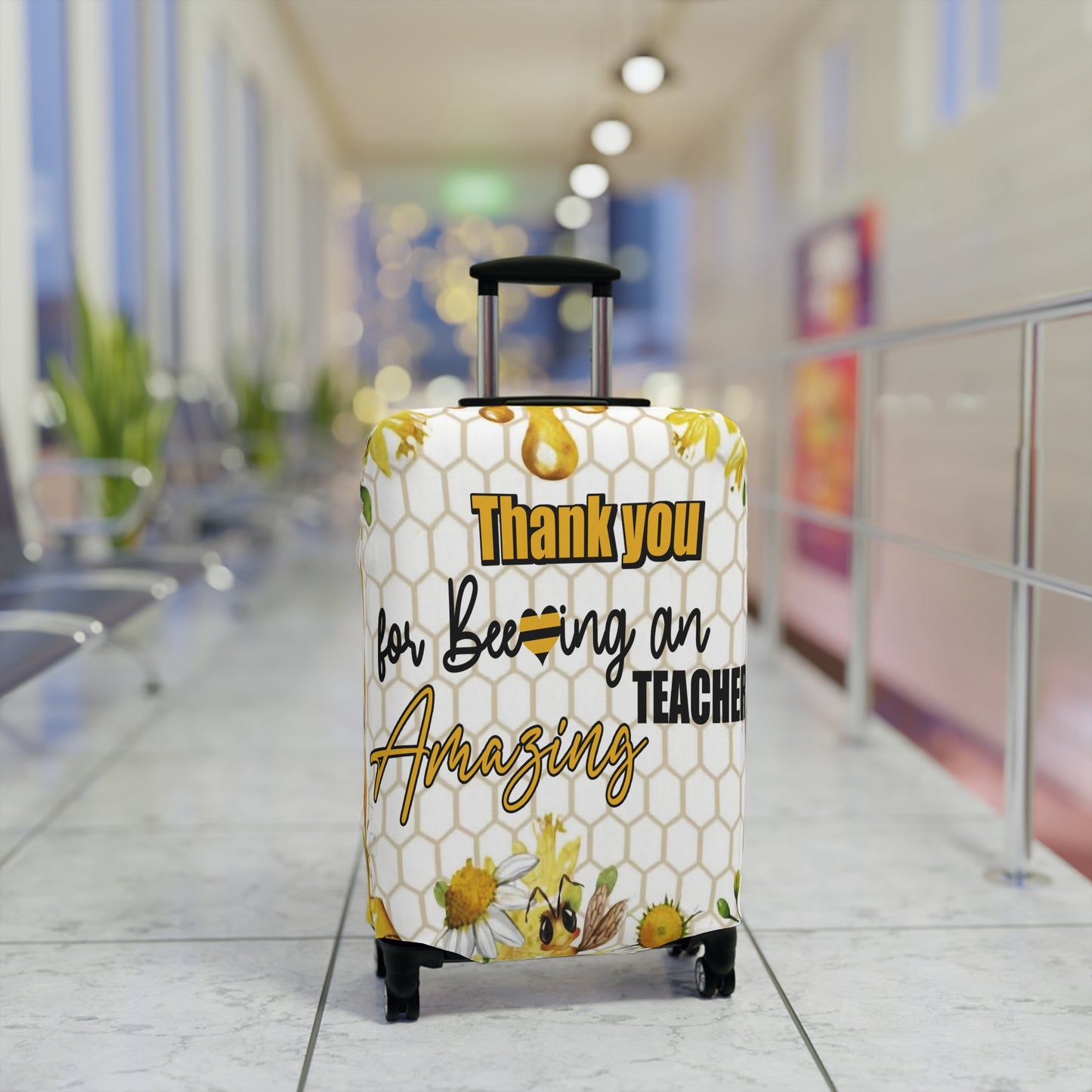 Luggage Cover, Teacher, Thanks for beeing an amazing Teacher, awd-1461