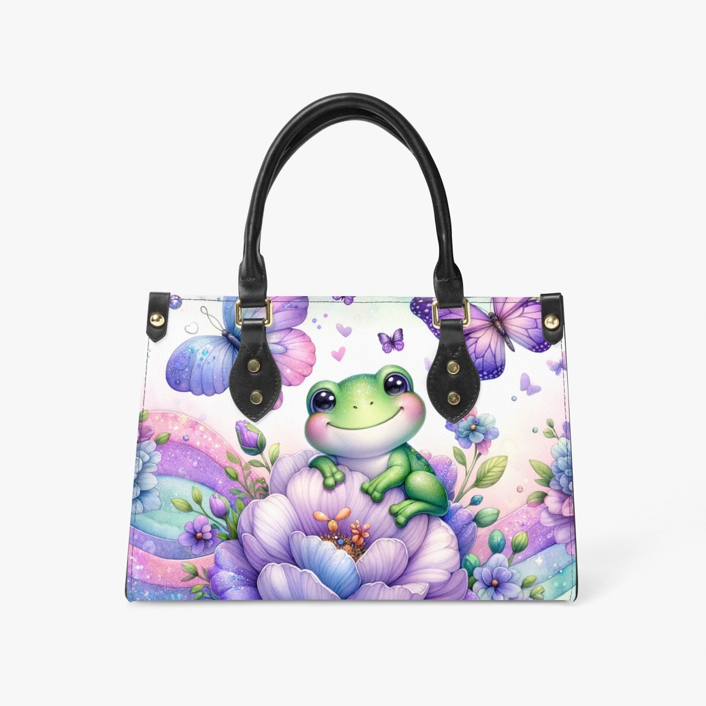 Women's Tote Bag - Long Strap - Frog