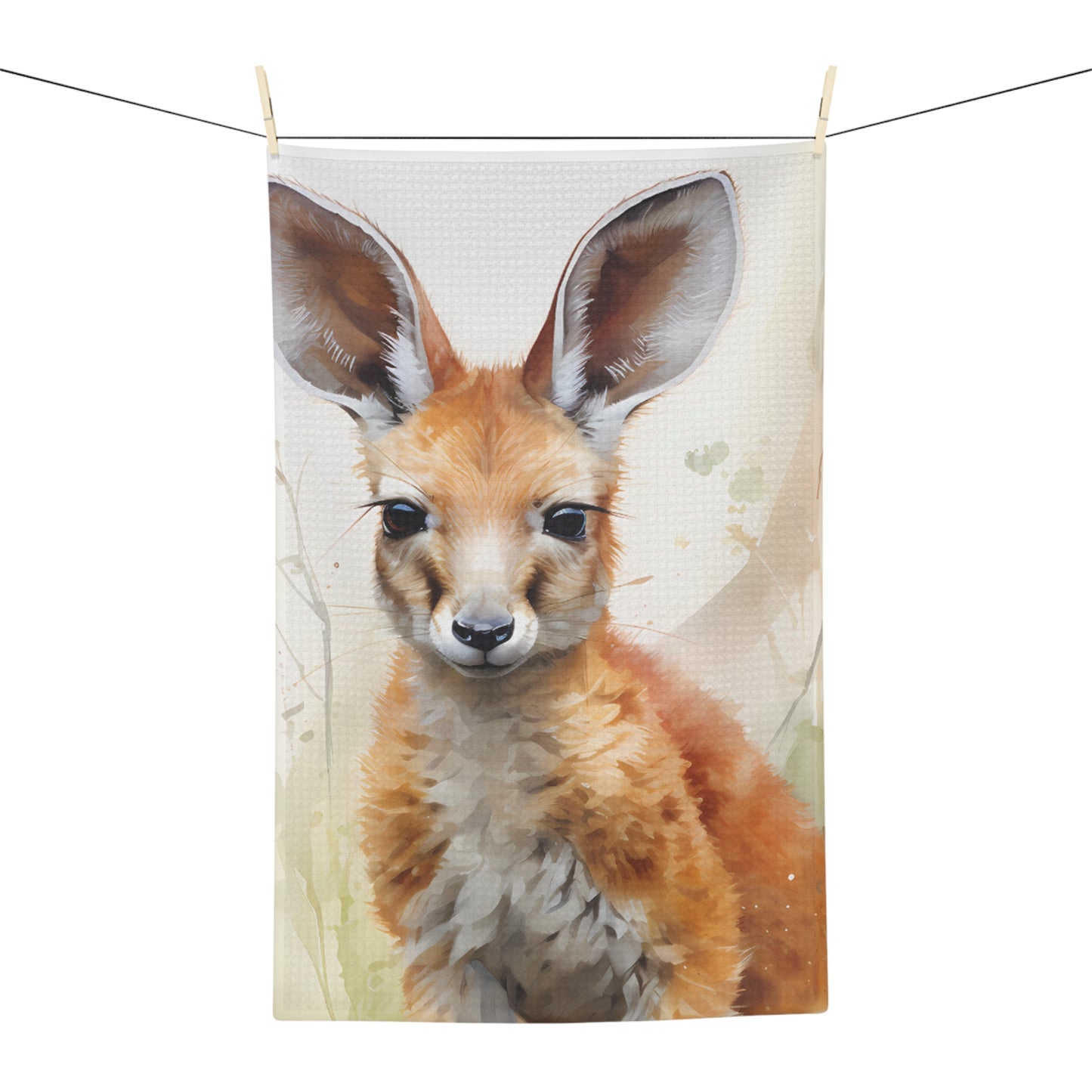 Microfiber Tea Towel, Australian Animals, Kangaroo