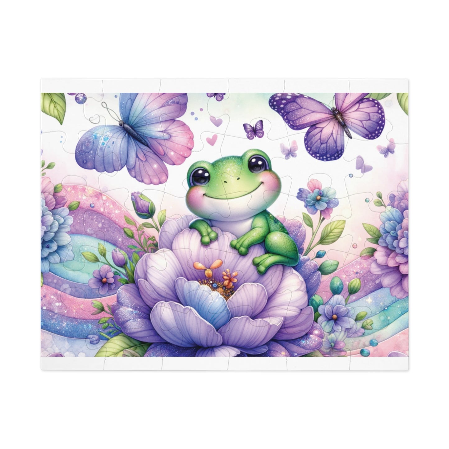 Puzzle, Frog, Personalised/Non-Personalised (30, 110, 252, 500,1000-Piece) awd-624