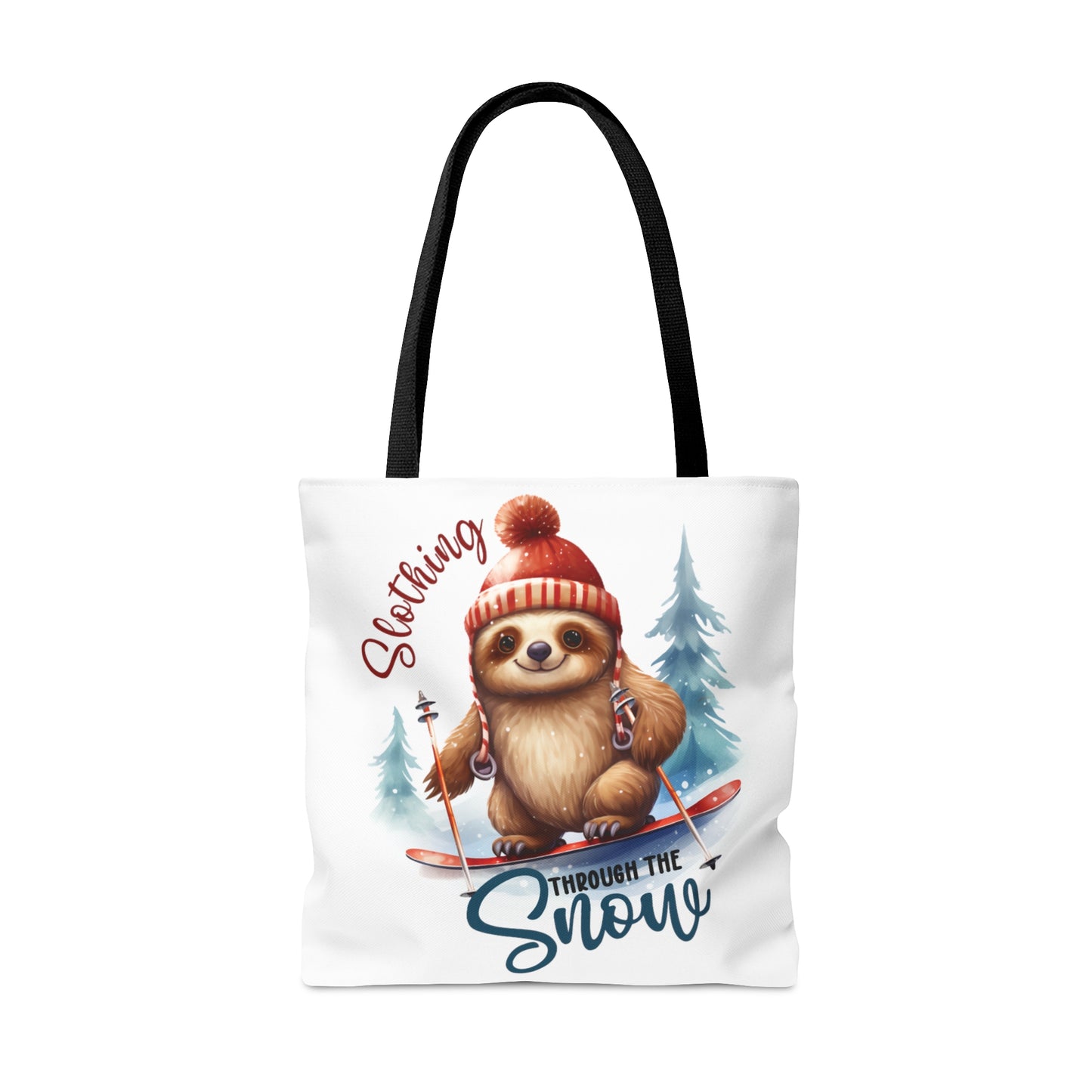 Tote Bag, Christmas, Sloth, Personalised/Non-Personalised Tote bag