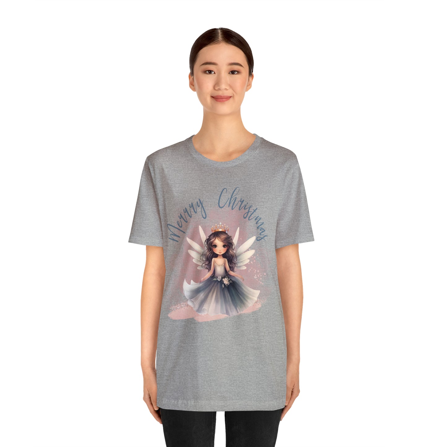 Unisex Jersey Short Sleeve Tee Christmas, Women's Fairy TShirt - A00003