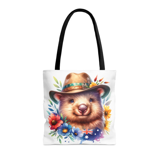 Tote Bag, Australian Animals, Wombat, Personalised/Non-Personalised Tote bag