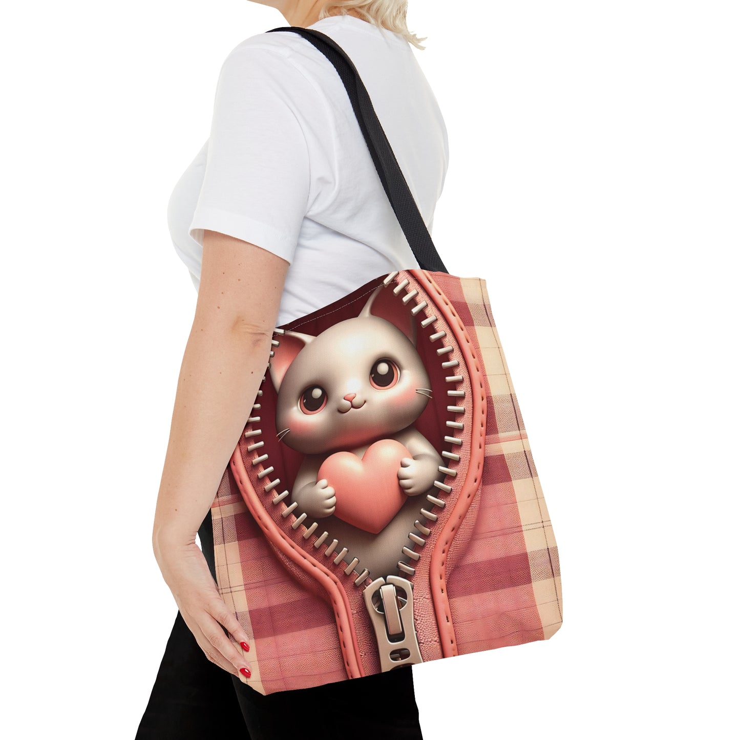 Tote Bag, Cat, Personalised/Non-Personalised Tote bag