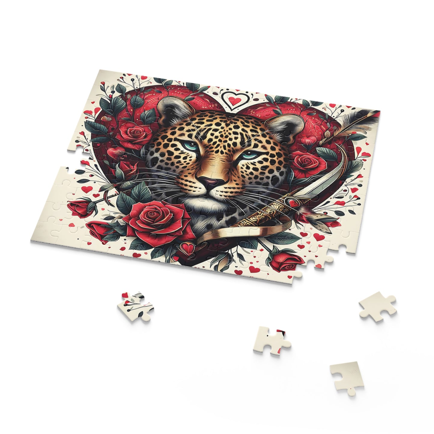 Personalised/Non-Personalised Puzzle, Cheetah (120, 252, 500-Piece)