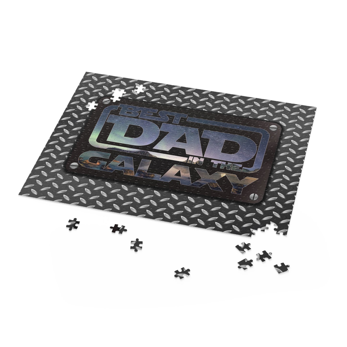 Personalised/Non-Personalised Puzzle, Best Dad (120, 252, 500-Piece)