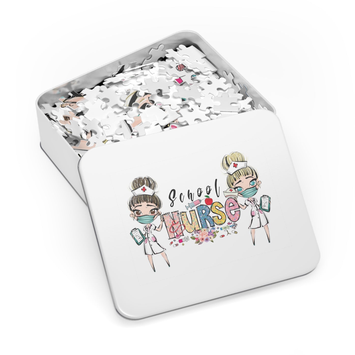 Puzzle, Nurse, School Nurse Personalised/Non-Personalised (30, 110, 252, 500,1000-Piece) awd-636